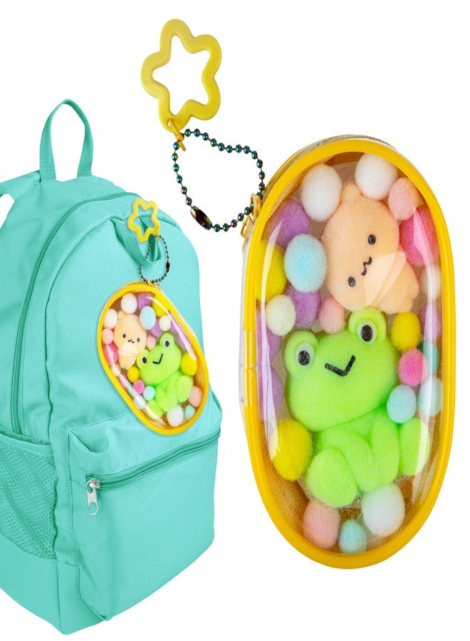 The Orb Factory ORB Tabalicious Gacha Pouch TABA Squishy Keychain Charms - Frog and Bear Gachapon TABA Squishies with Pouch - Soft, Sticky Collectible TABA Fidget Stress Ball Toys for Kids, Backpacks, Keys, More - Image 4